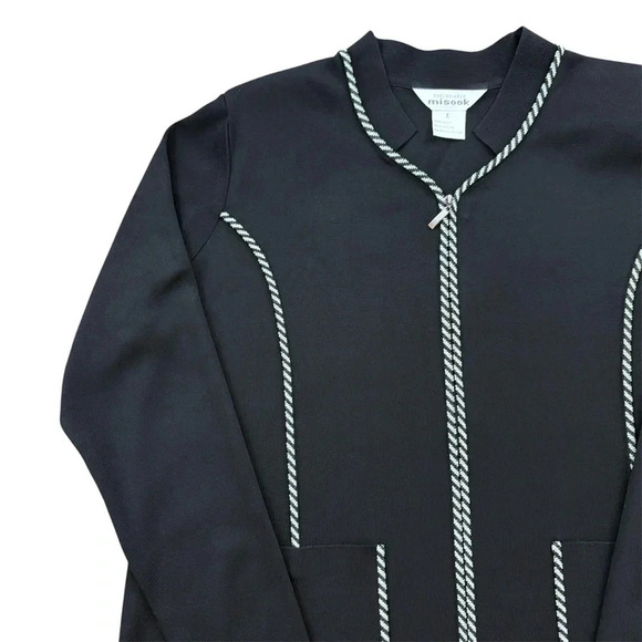 Exclusively Misook Zip Up Top - Picture 1 of 10